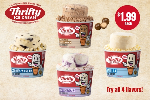 Shakeys's Thrifty Ice Cream Single Serve!