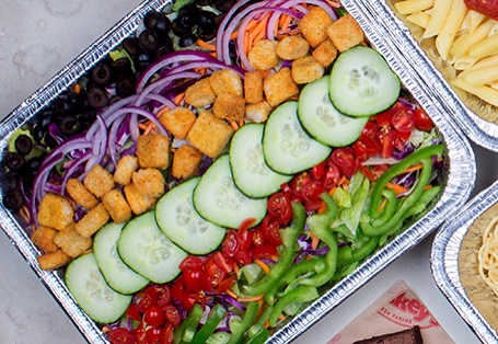 Shakeys's Garden Salad Tray