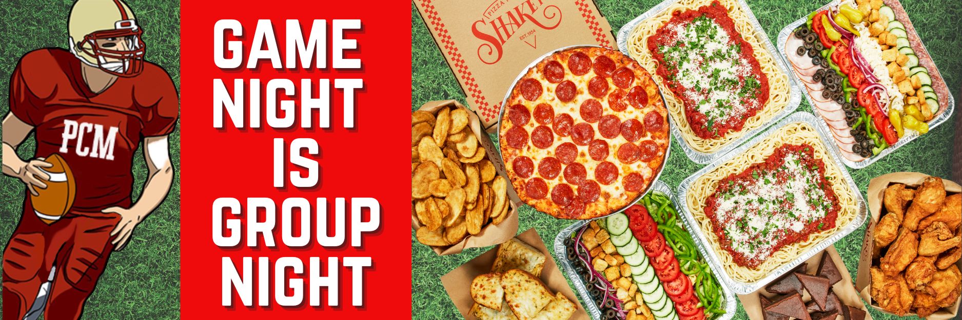 Shakeys GAME NIGHT IS GROUP NIGHT!
